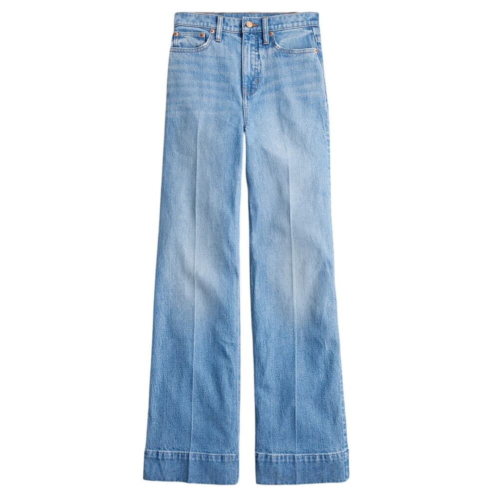 J.Crew High-Rise Blue Chambray Wash Denim Jeans Size 25